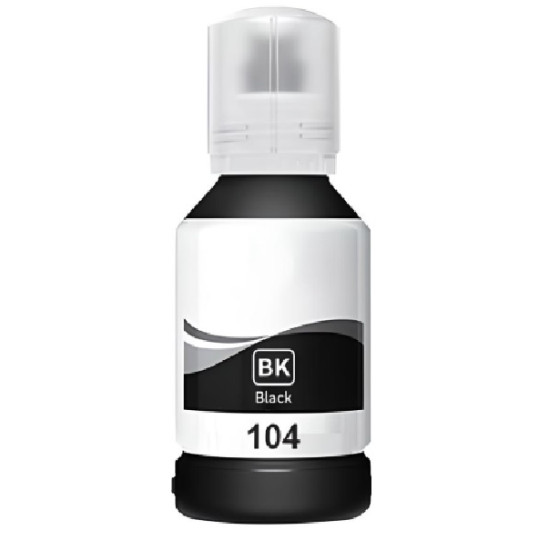 Bouteille d’encre Compatible Epson EcoTank 104 Noire 70ml