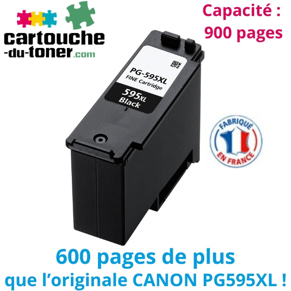Cartouche jet d'encre compatible CANON PG-595 XL Noire