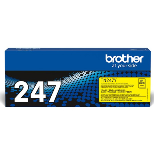 TN247Y Brother Cartouche de toner Original Jaune