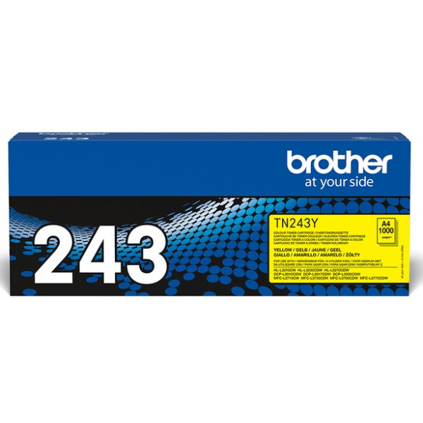 TN243Y Brother Cartouche de toner Original Jaune