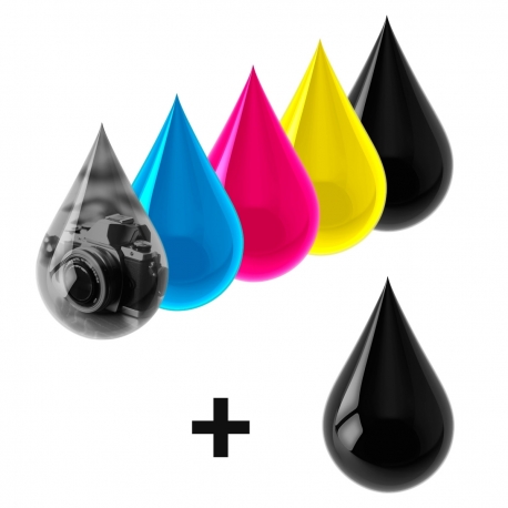 Lot De 6 Cartouches D'encre Compatibles Canon Série 520/521 XL - Multicolore, Neuf, Marque Encre4U