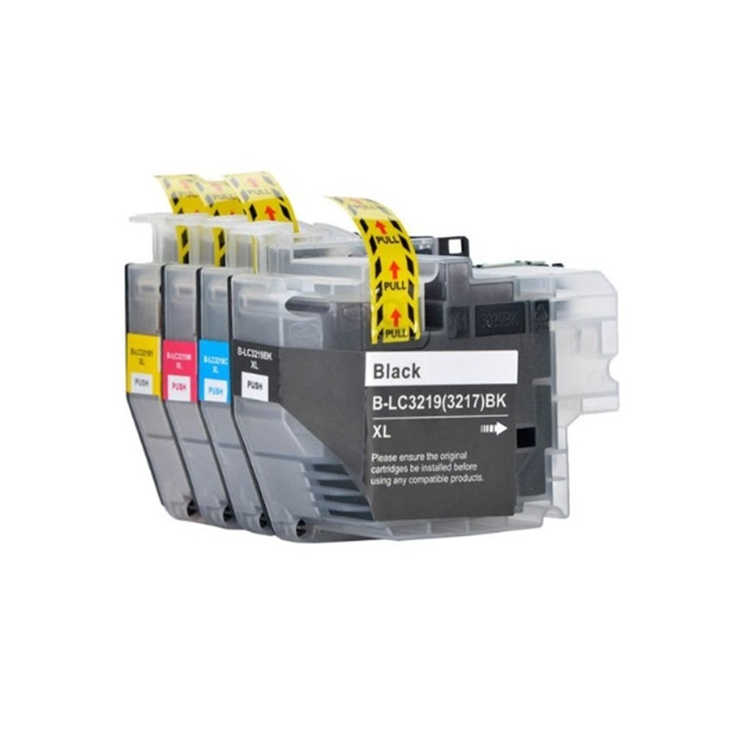 5x LC-3213 Kompatible Druckerpatronen (Schwarz) Für Brother MFC-J491DW, J497DW, DCP-J772DW U.a.