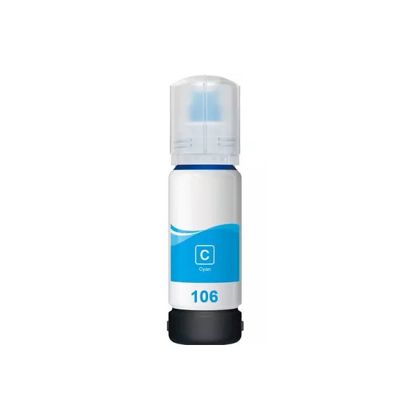 Bouteille d’encre Compatible Epson 106 Cyan EcoTank