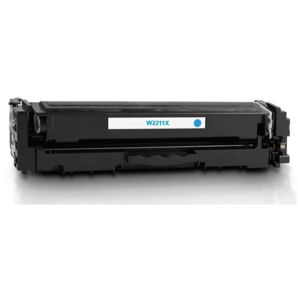 Cartouche de toner HP W2211X n°207X compatible cyan